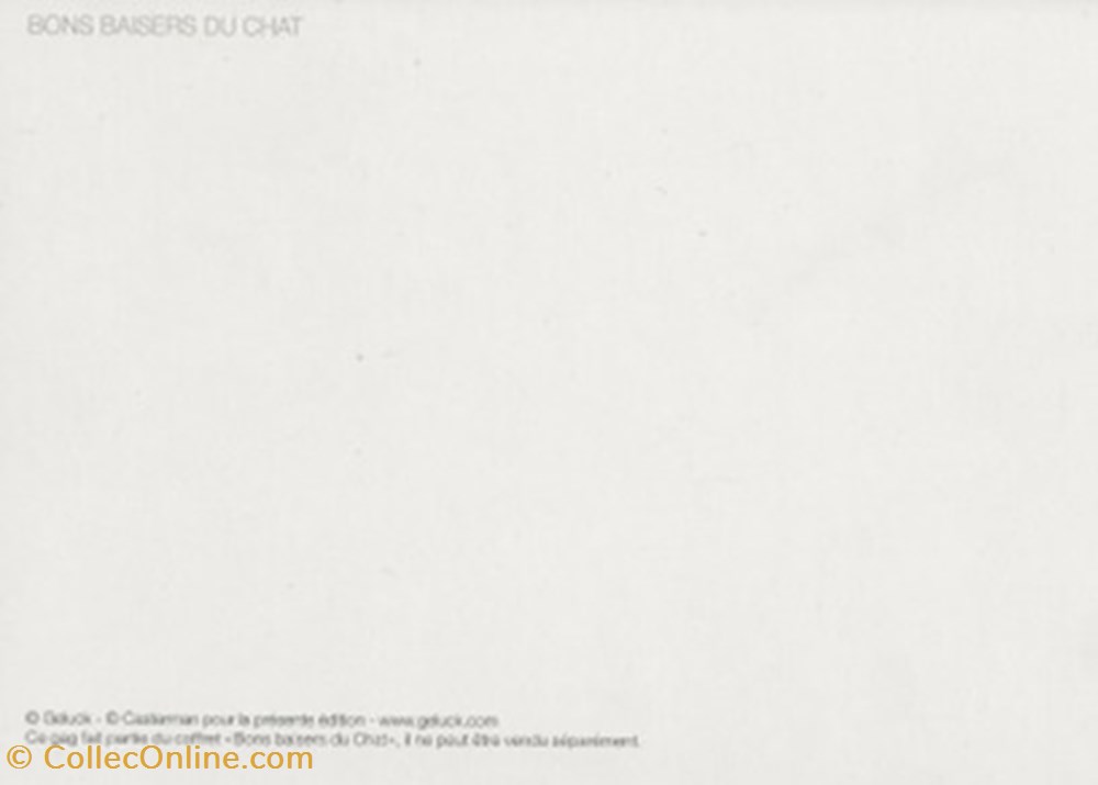 Le chat cartes postales bande dessinee le chat