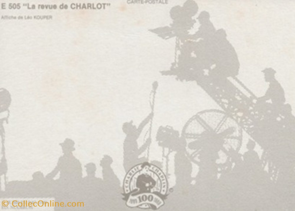 La revue de Charlot cartes postales autres la revue de charlot