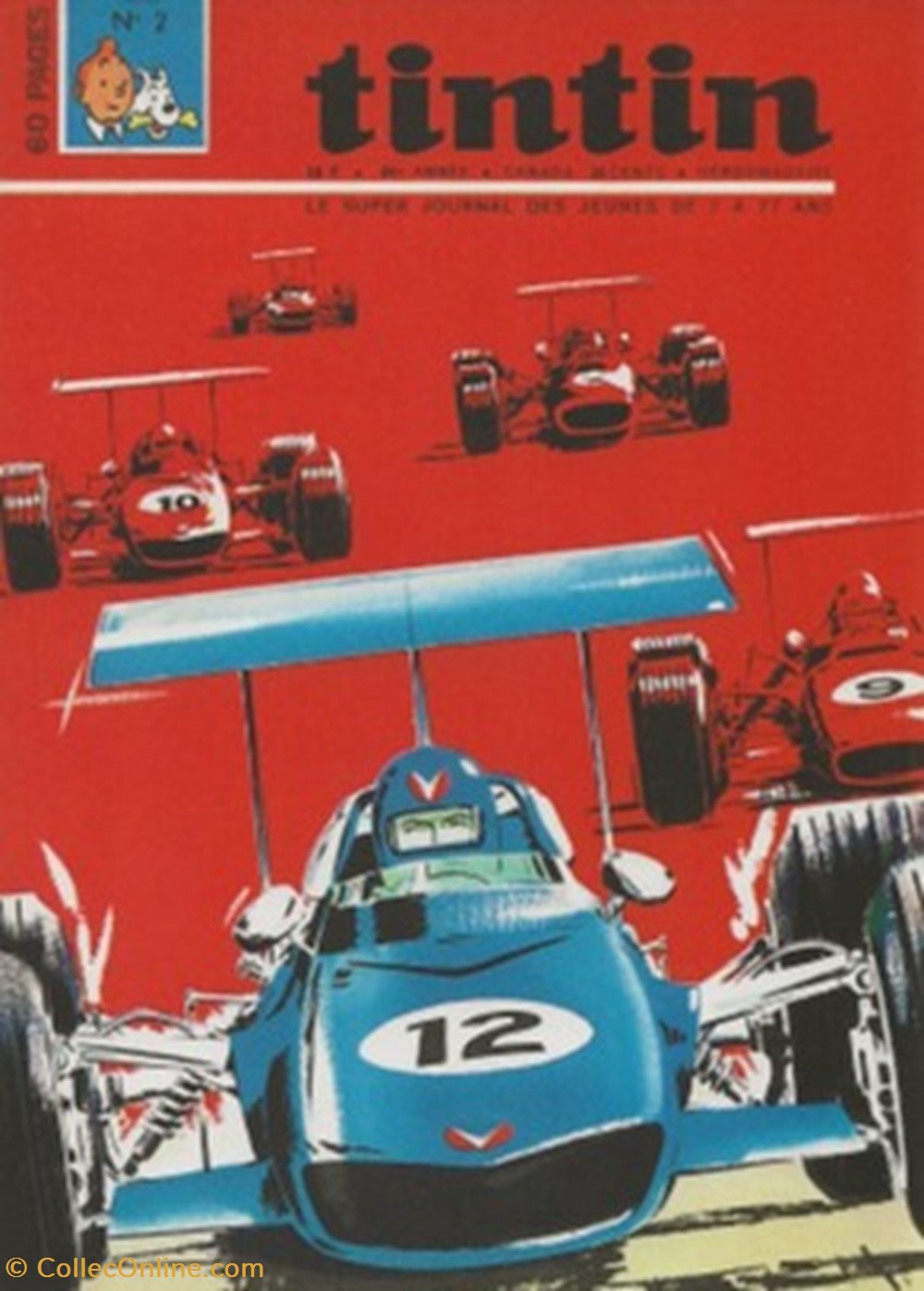 Michel Vaillant album Tintin cartes postales bande dessinee michel vaillant album tintin