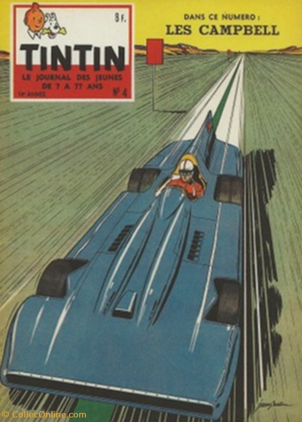 Michel Vaillant album Tintin cartes postales bande dessinee michel vaillant album tintin