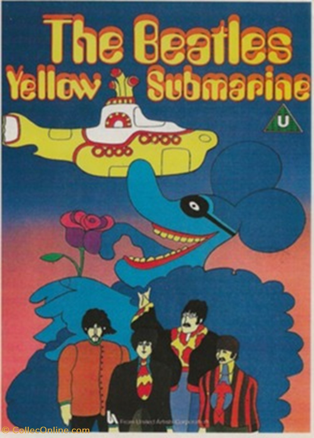 Yellow submarine cartes postales autres yellow submarine