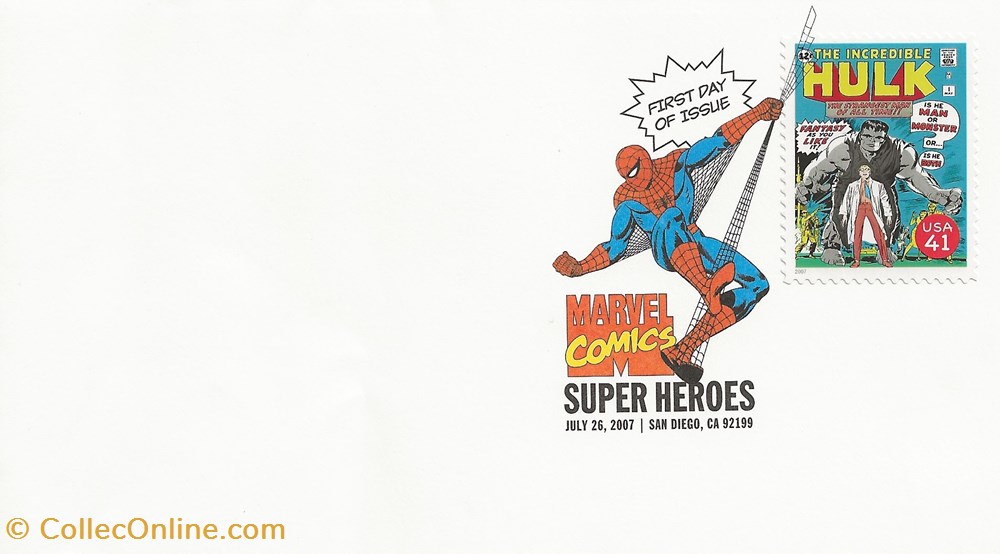San Diégo (Etats-Unis) 2007 Marvel comics - Super heroes timbres san diego etats unis 2007 marvel comics super heroes