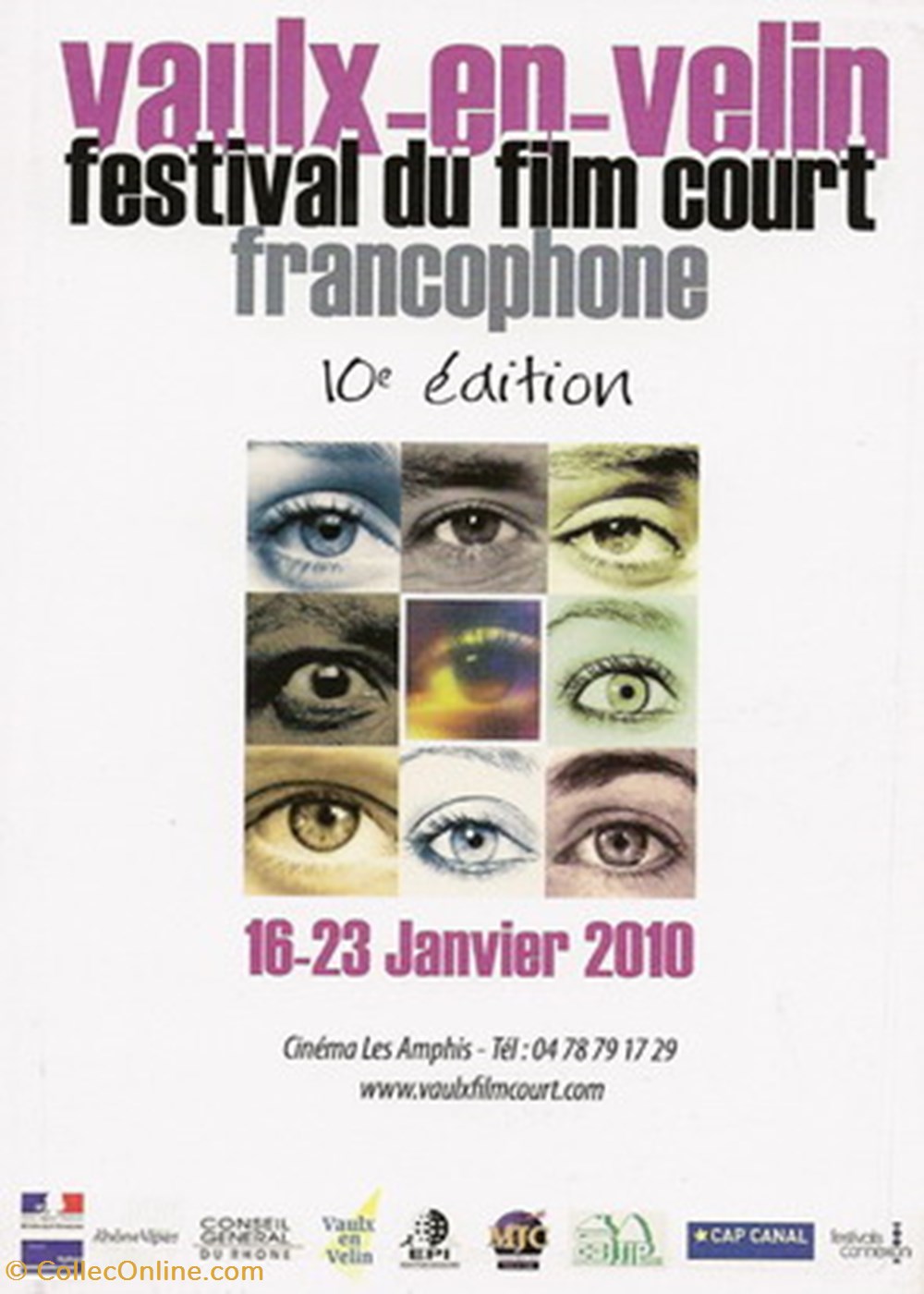 Vaulx en Velin Festival du film court francophone 2010 cartes postales autres vaulx en velin festival du film court francophone 2010