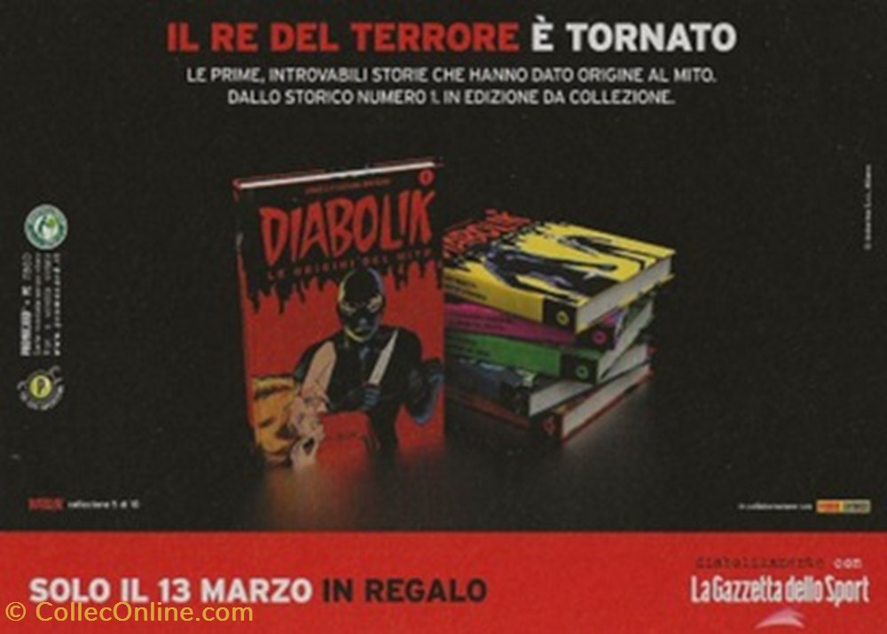 Diabolik cartes postales bande dessinee diabolik