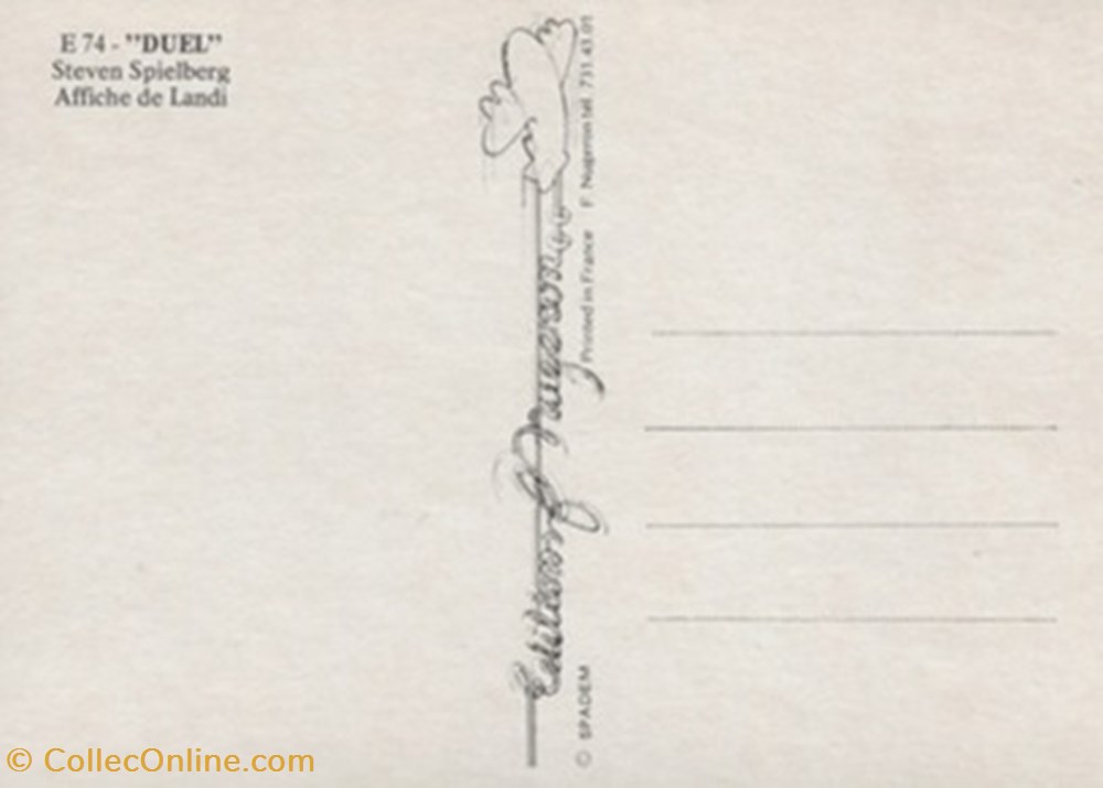 cartes postales autres duel