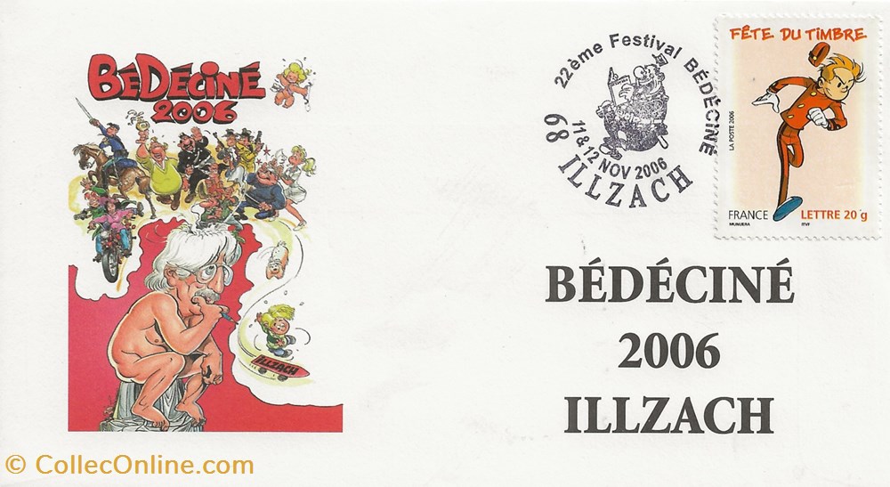 Illzach (68) 2006 Bédéciné timbres illzach 68 2006 bedecine