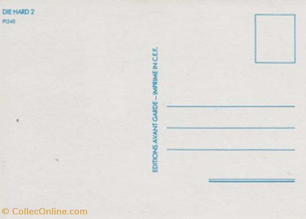 Die hard 2 cartes postales autres die hard 2