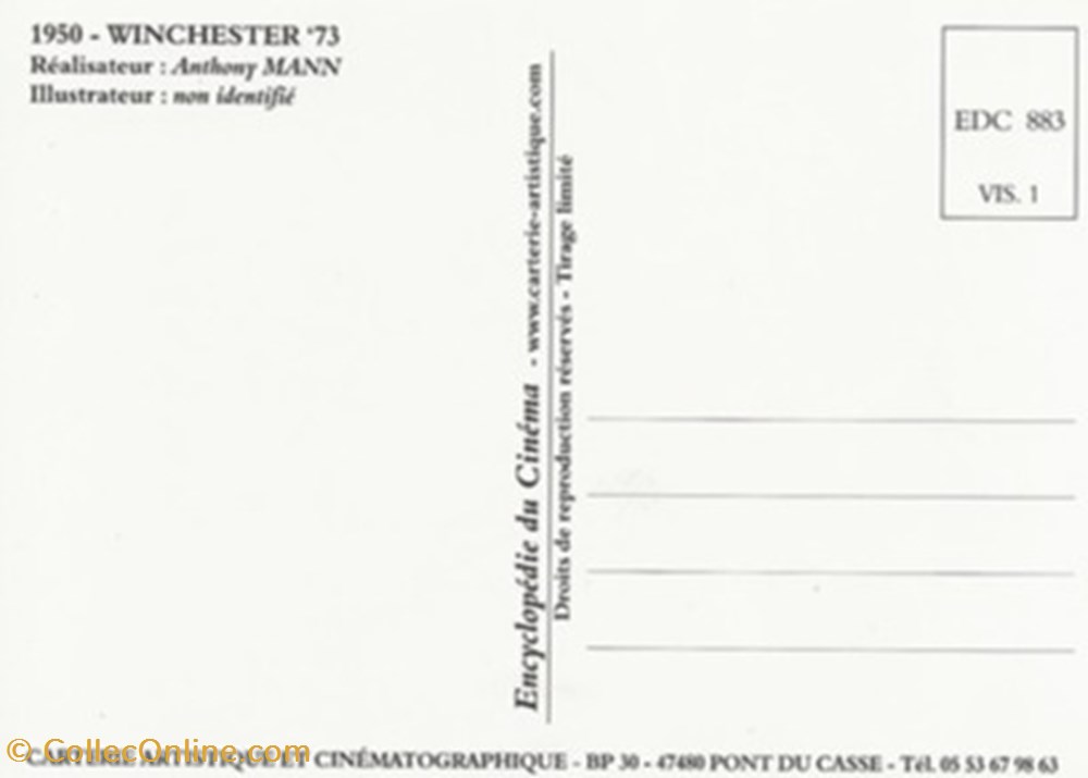 cartes postales autres winchester 73