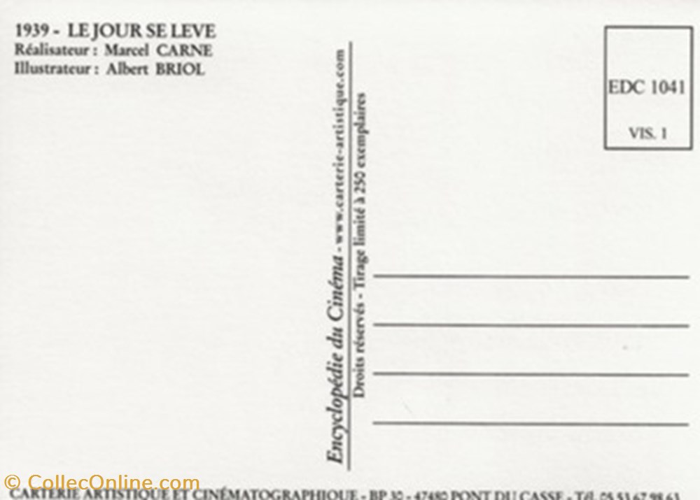 cartes postales autres le jour se leve