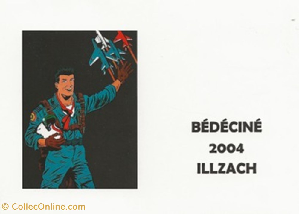 Illzach (68) 2004 cartes postales bande dessinee illzach 68 2004