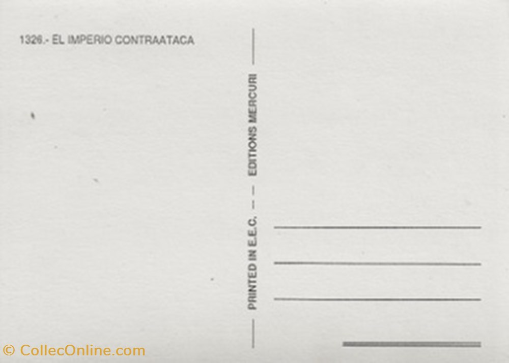 cartes postales autres el retorno del jedi