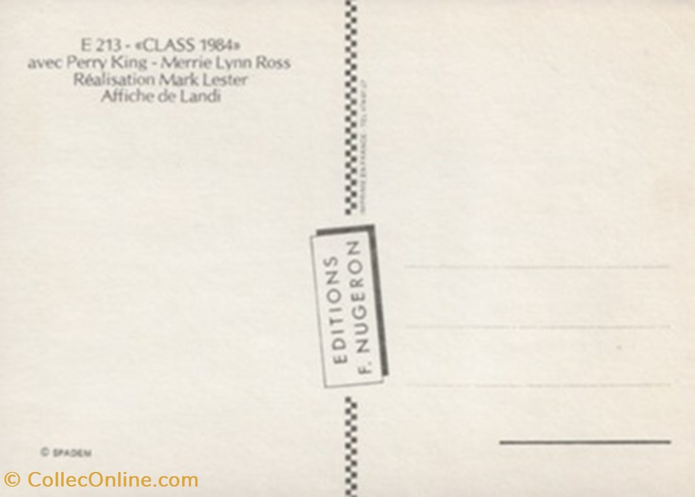 Class 1984 cartes postales autres class 1984