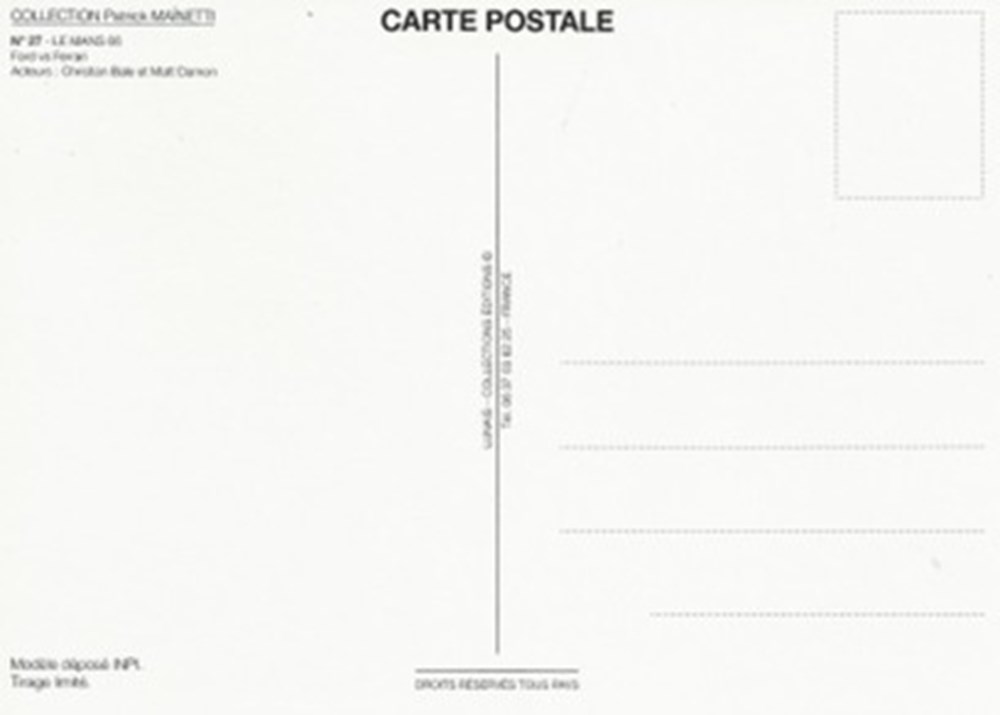cartes postales autres ford v ferrari