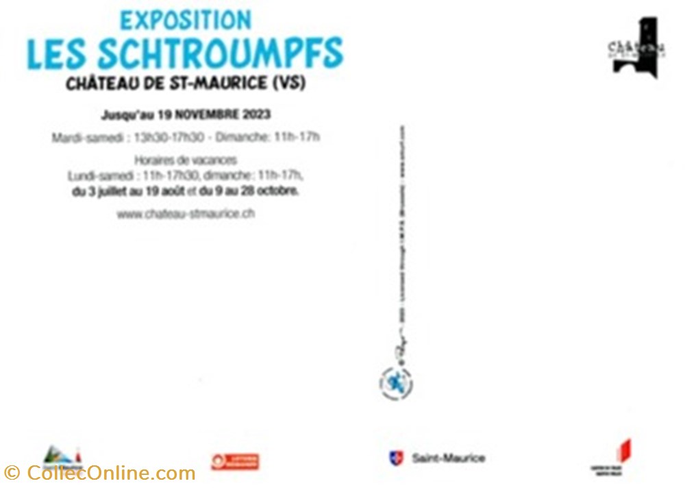 Schtroumpfs cartes postales bande dessinee schtroumpfs