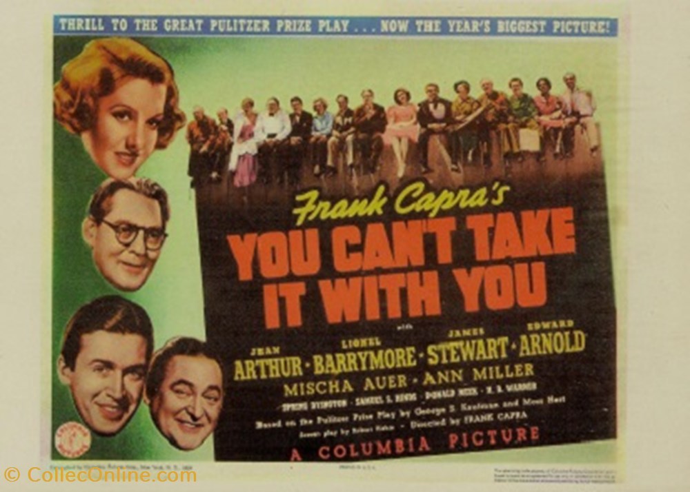 You can't take it with you cartes postales autres you can t take it with you