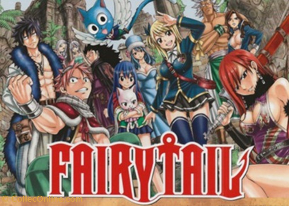 Fairy tail cartes postales bande dessinee fairy tail