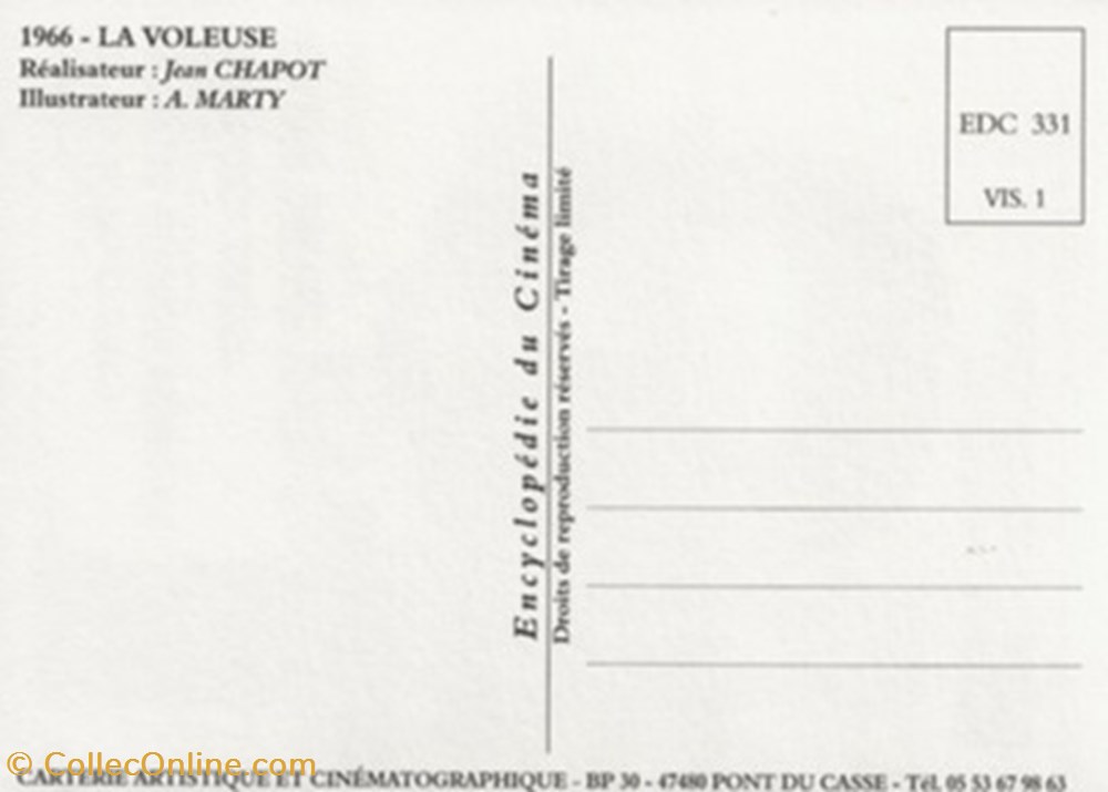 La voleuse cartes postales autres la voleuse