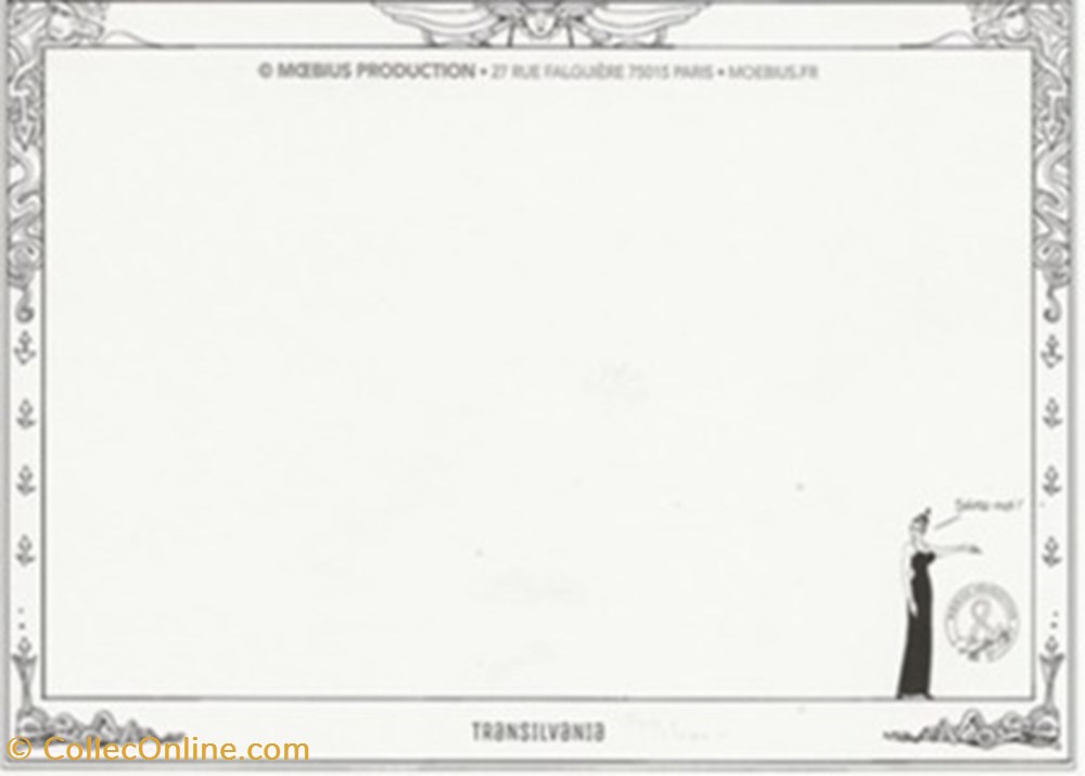 cartes postales bande dessinee moebius