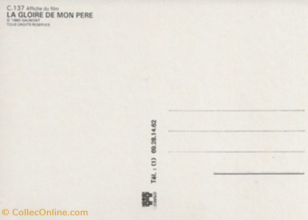 La gloire de mon père cartes postales autres la gloire de mon pere