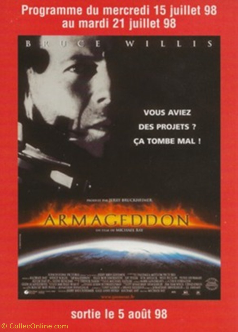 Armageddon 3 cartes postales autres armageddon