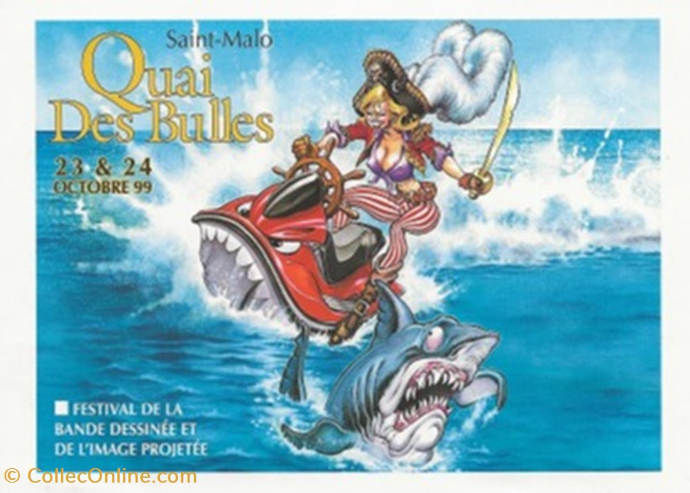 Saint-Malo (35) 1999 cartes postales bande dessinee saint malo 35 1999