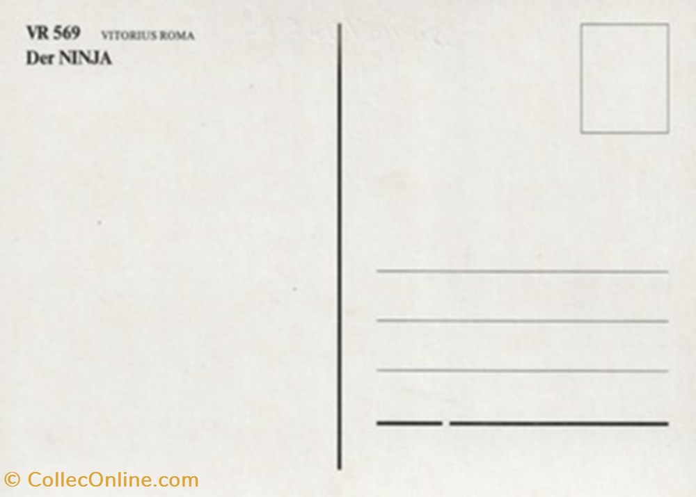Der ninja cartes postales autres der ninja