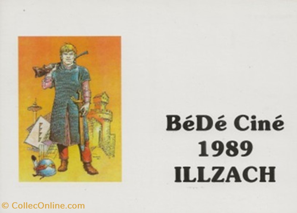 Illzach (68) 1989 cartes postales bande dessinee illzach 68 1989