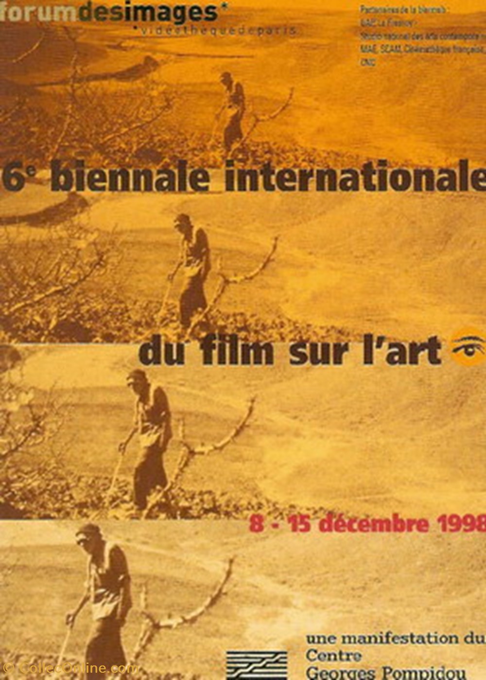 cartes postales autres paris biennale du film sur art 1998