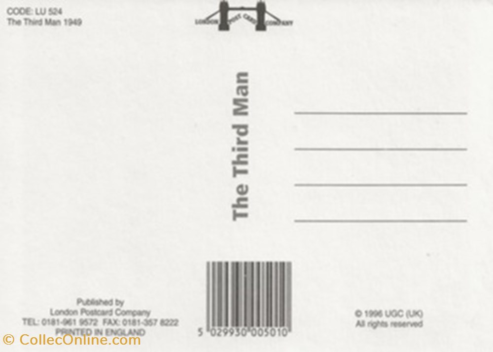 cartes postales autres the third man