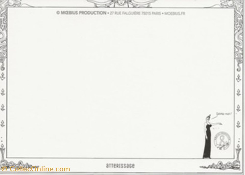 cartes postales bande dessinee moebius