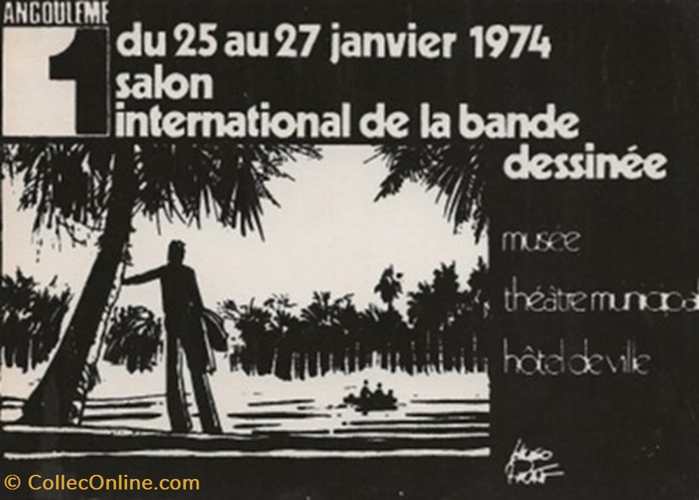 cartes postales bande dessinee angouleme 16 1974