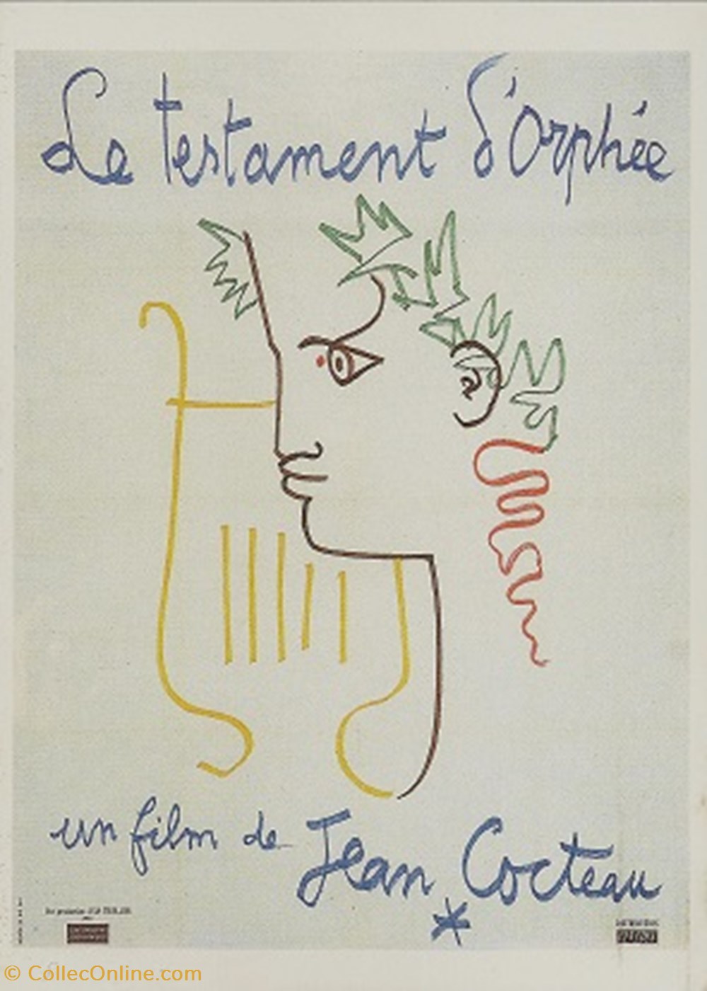 Le testament d'Orphée cartes postales autres le testament orphee
