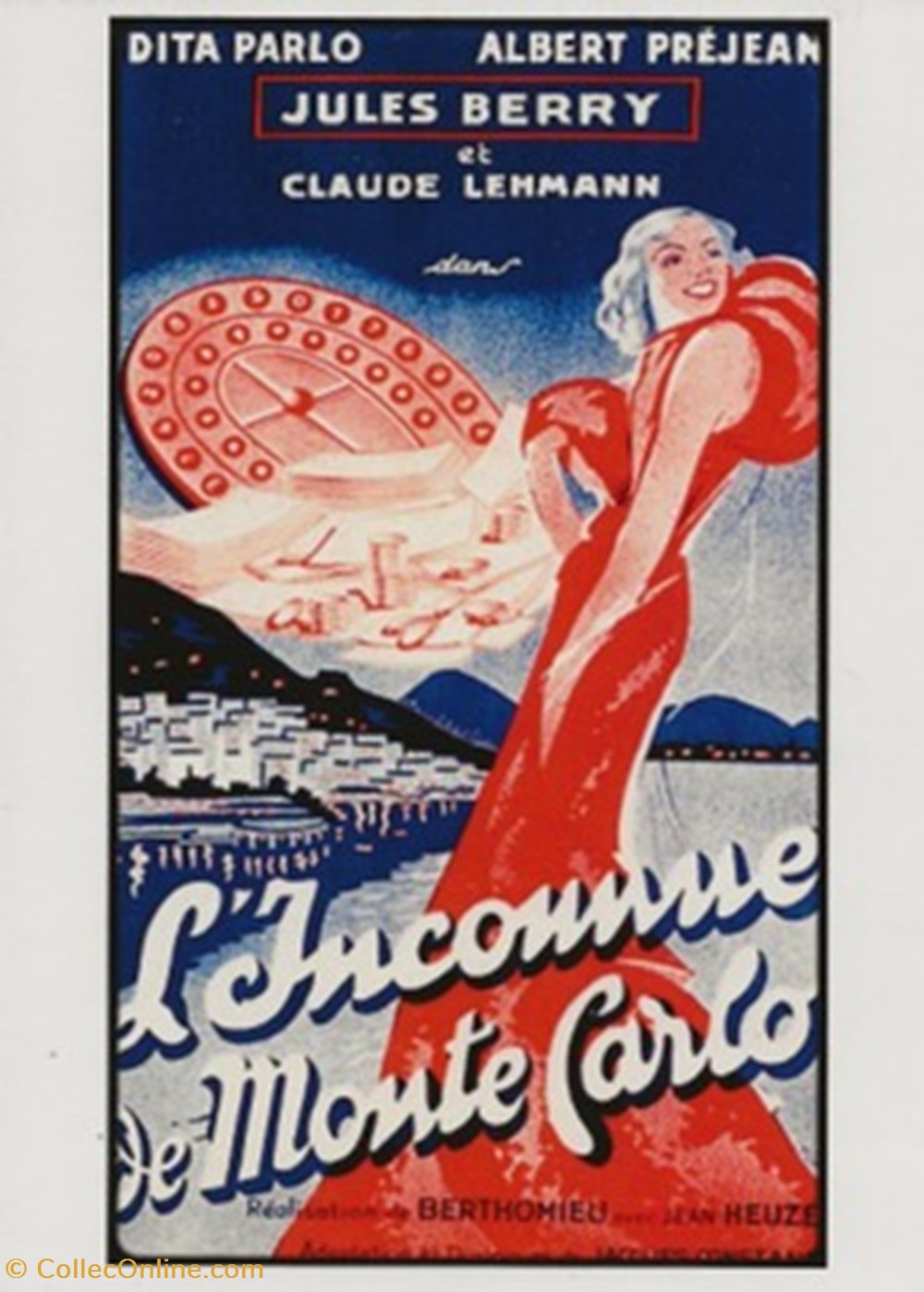 L'inconnue de Monte Carlo cartes postales autres l inconnue de monte carlo