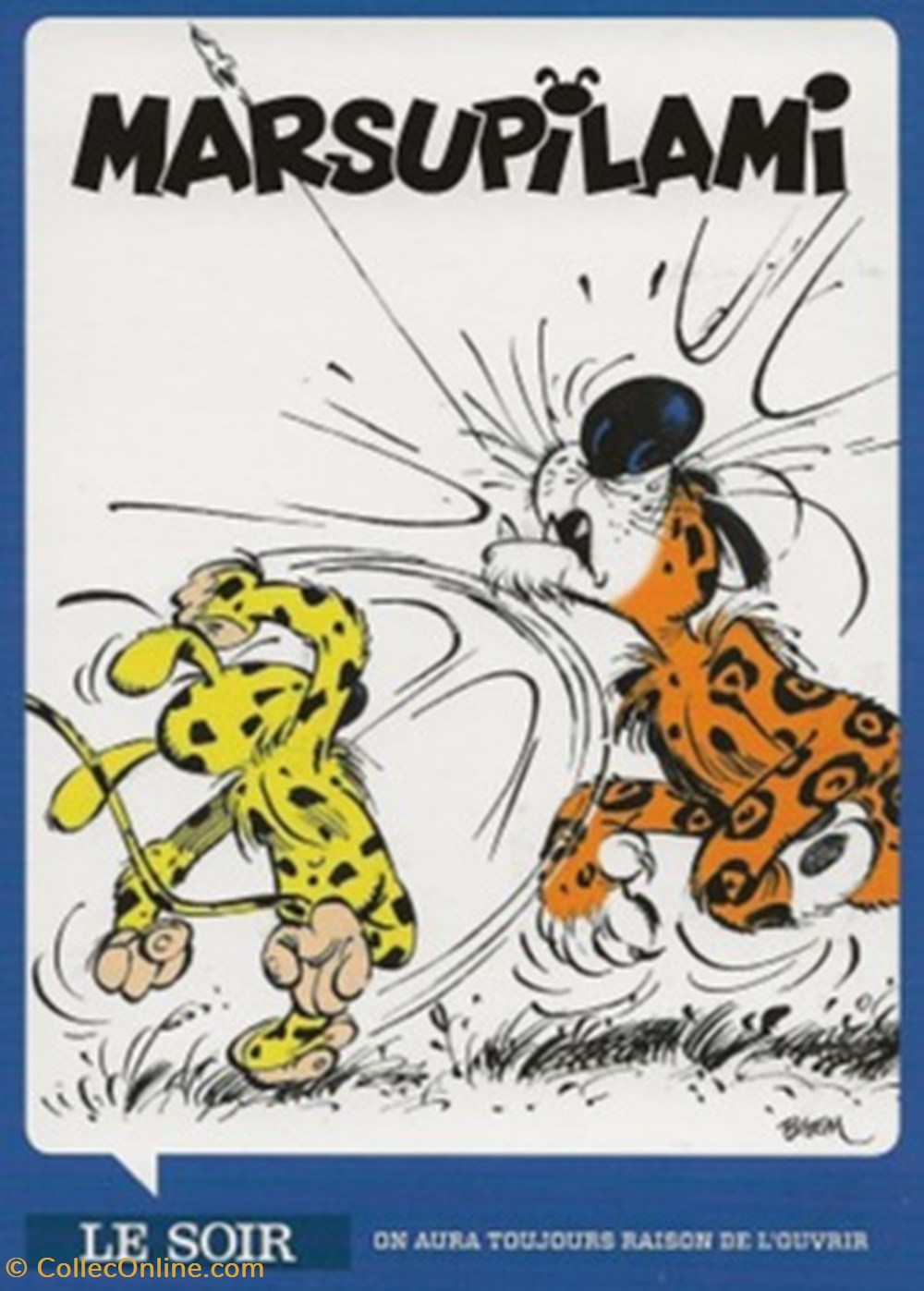 Marsupilami cartes postales bande dessinee marsupilami