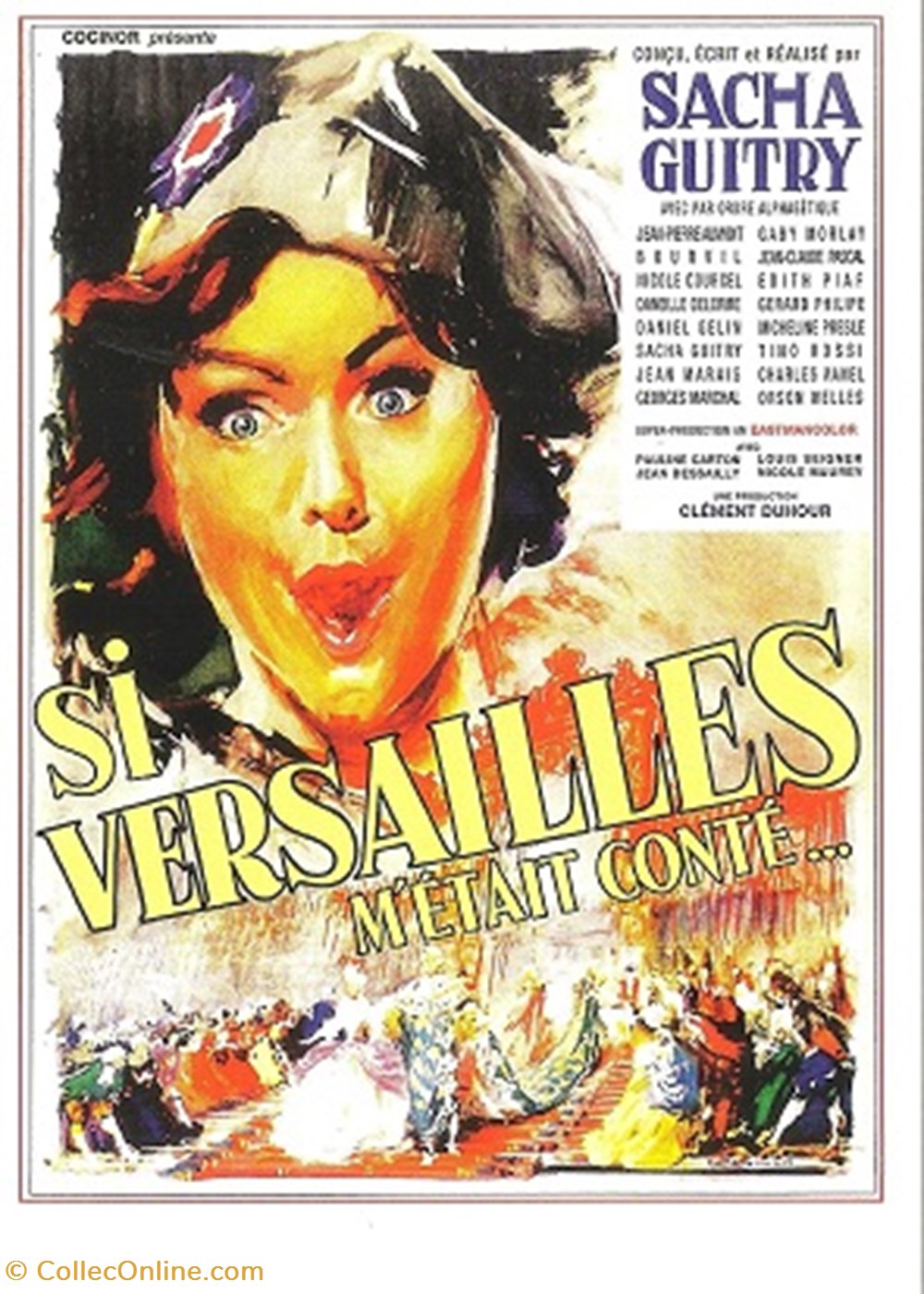 cartes postales autres si versailles etait conte
