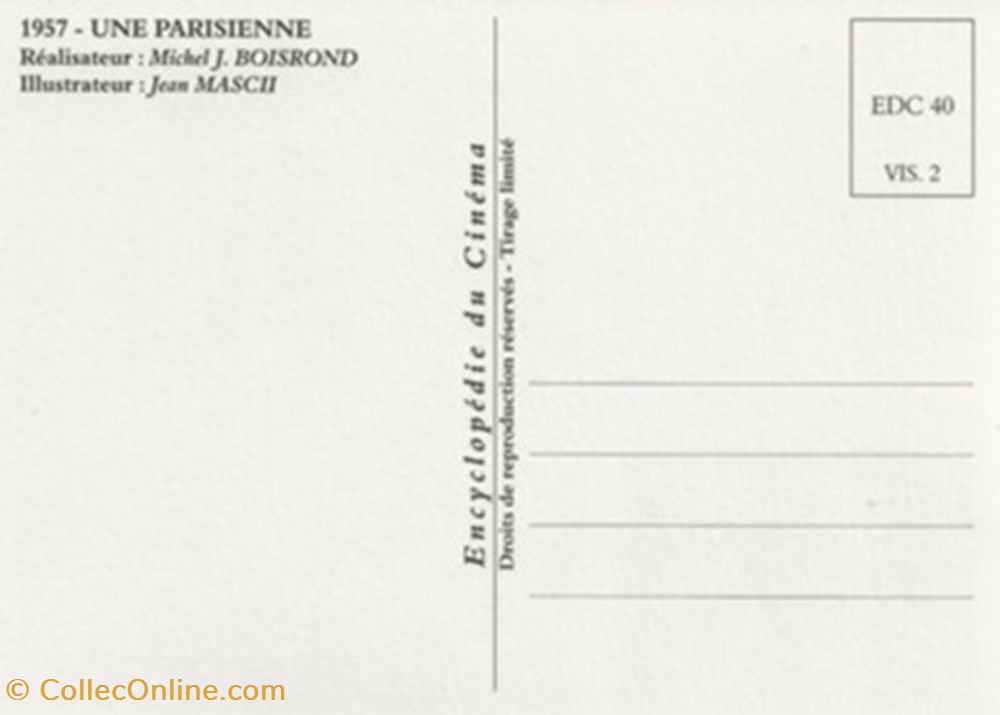 cartes postales autres une parisienne