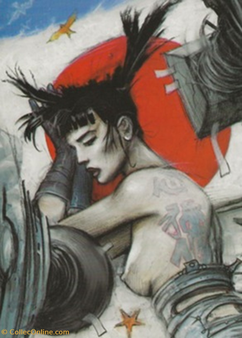 Enki Bilal cartes postales bande dessinee enki bilal