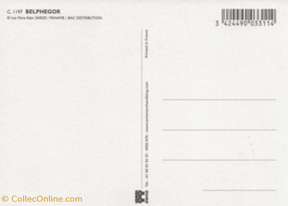 Belphégor cartes postales autres belphegor