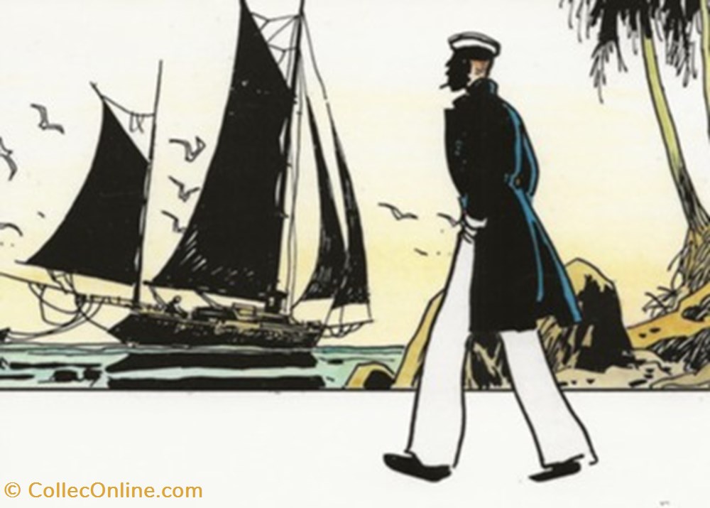 Corto Maltese cartes postales bande dessinee corto maltese