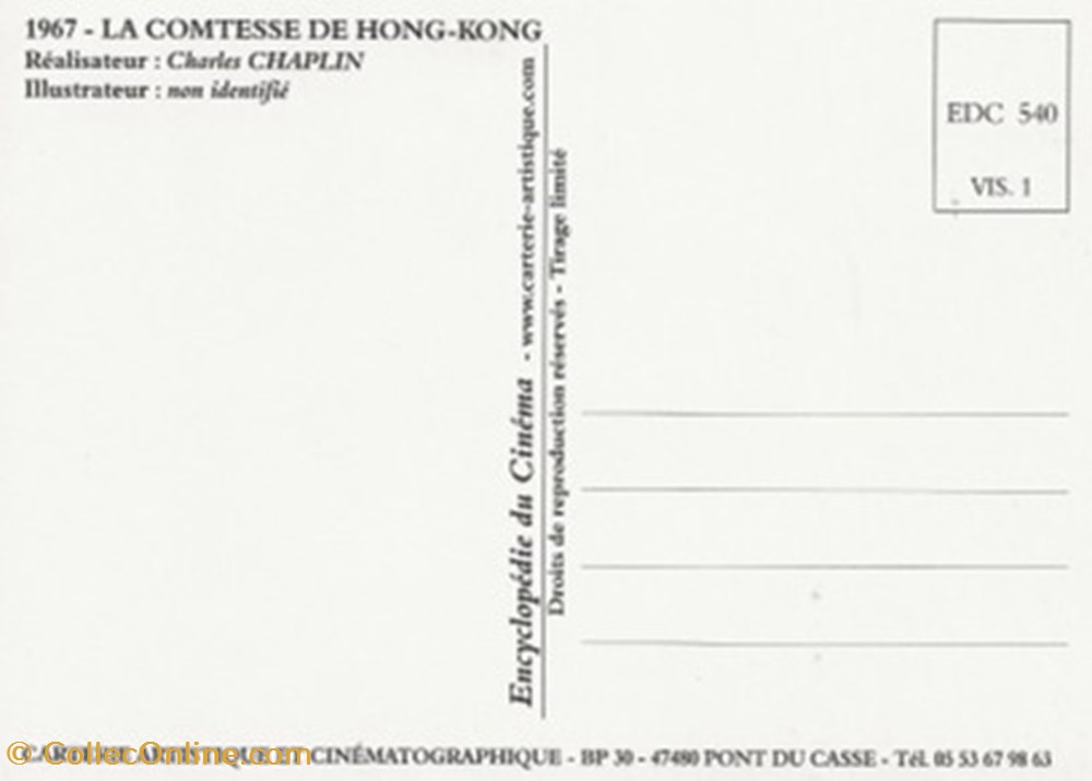 La comtesse de Hong Kong cartes postales autres la comtesse de hong kong