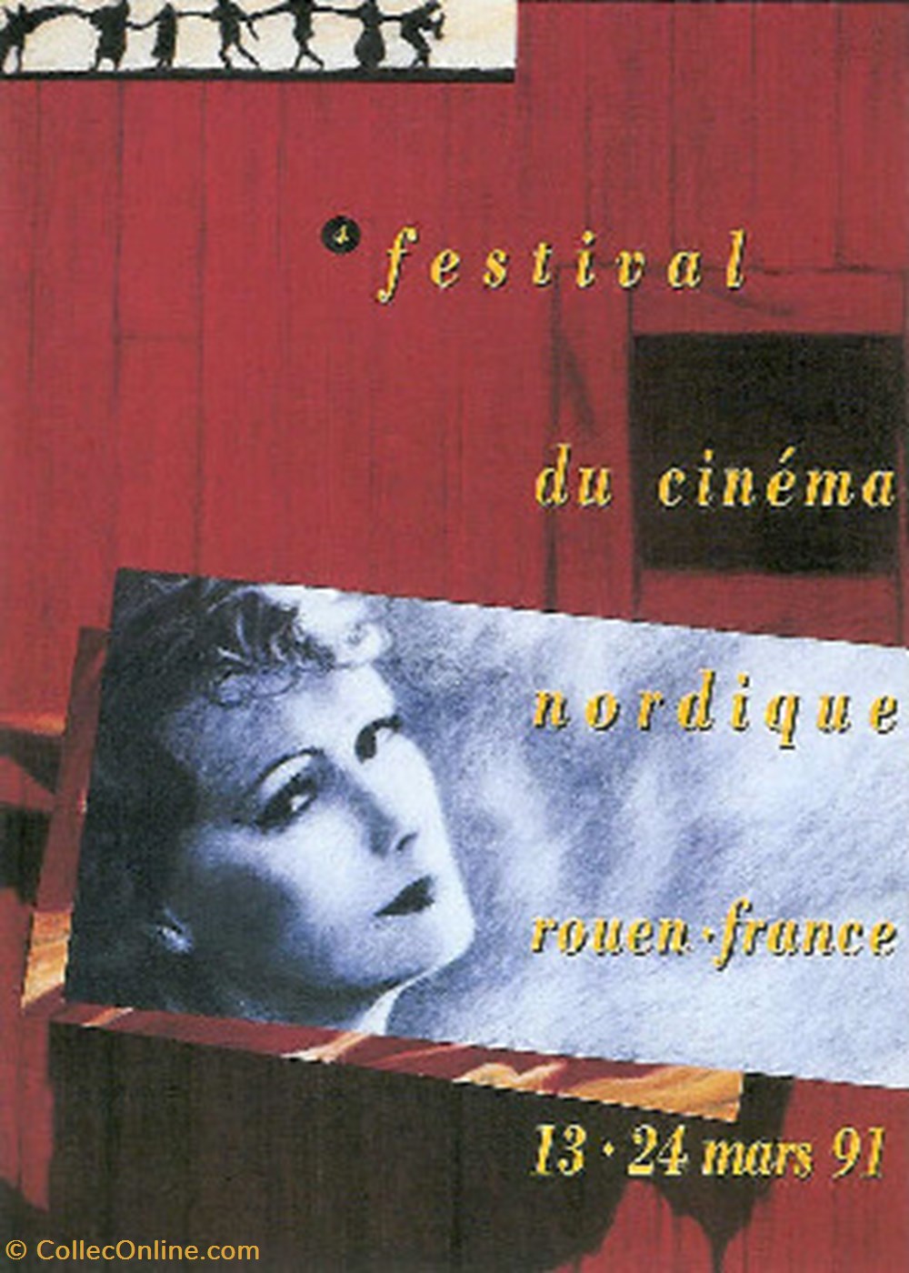 Rouen Festival du cinéma nordique 1991 cartes postales autres rouen festival du cinema nordique 1991