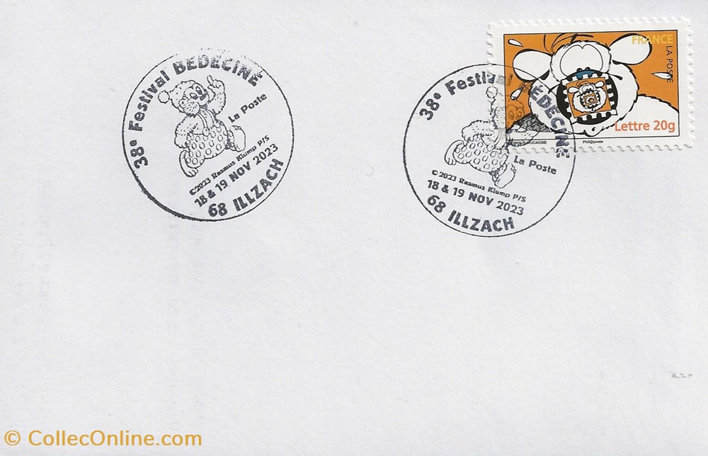 Illzach (68) 2023 38ème Festival Bédéciné timbres illzach 68 2023 38eme festival bedecine