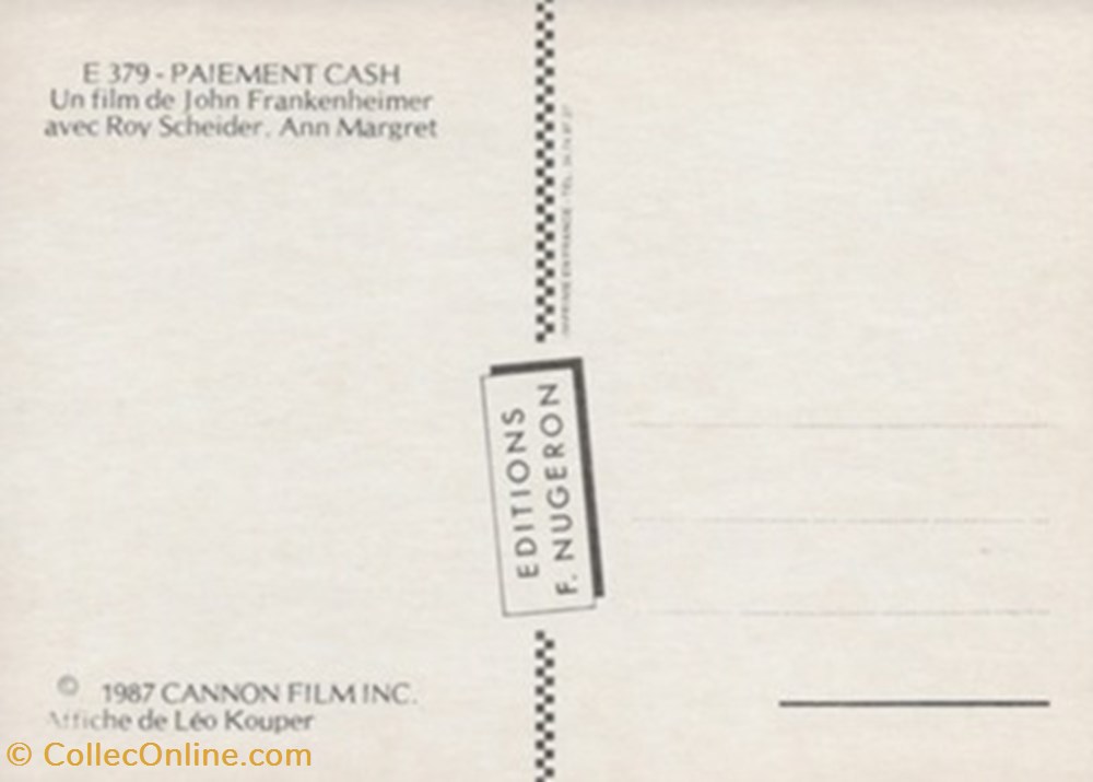 Paiement cash cartes postales autres paiement cash