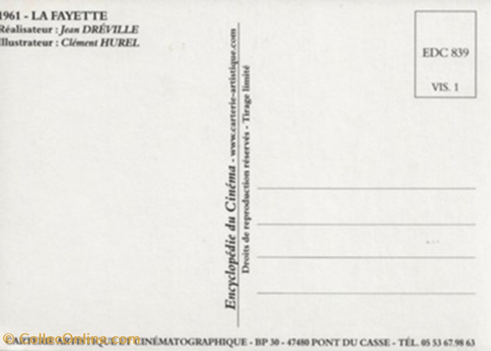Lafayette cartes postales autres lafayette