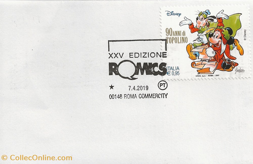 timbres roma italie 2019 xxv edizione romics
