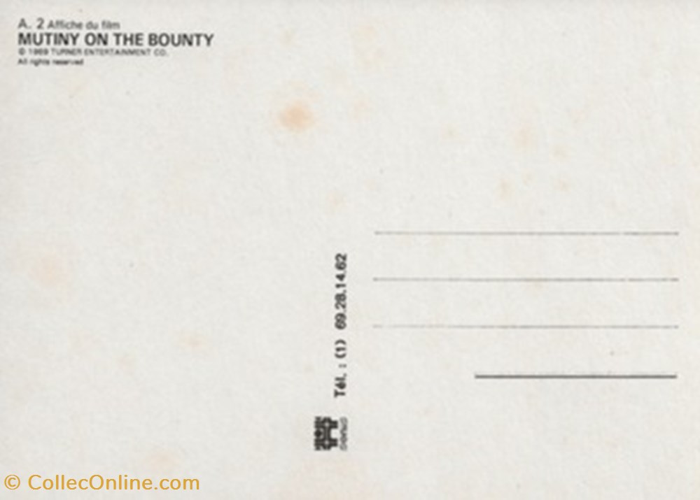 Mutiny on the Bounty cartes postales autres mutiny on the bounty