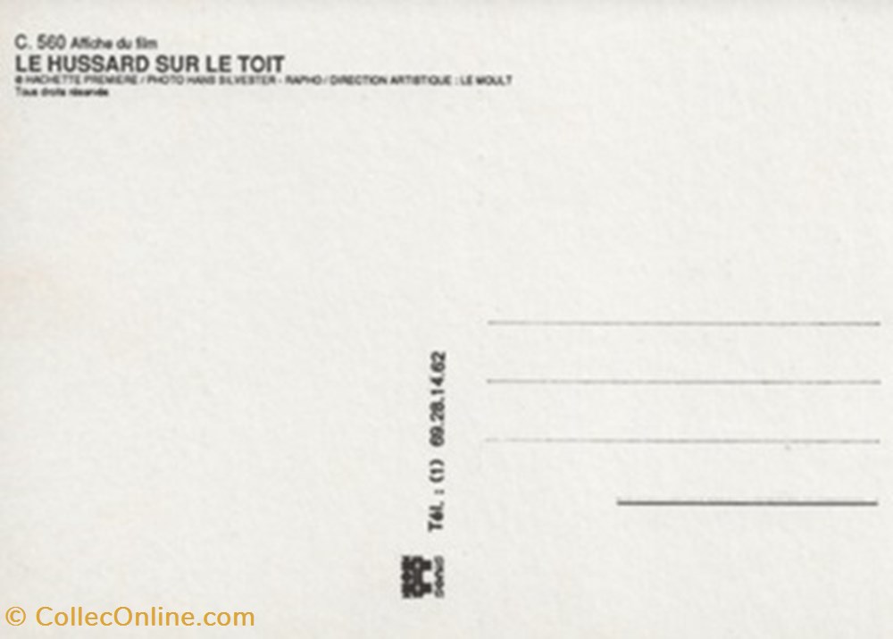 Le hussard sur le toit cartes postales autres le hussard sur le toit