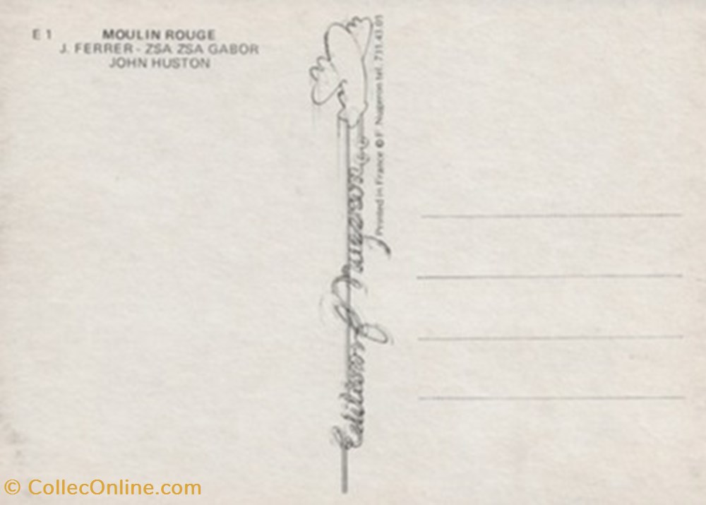 Moulin rouge cartes postales autres moulin rouge