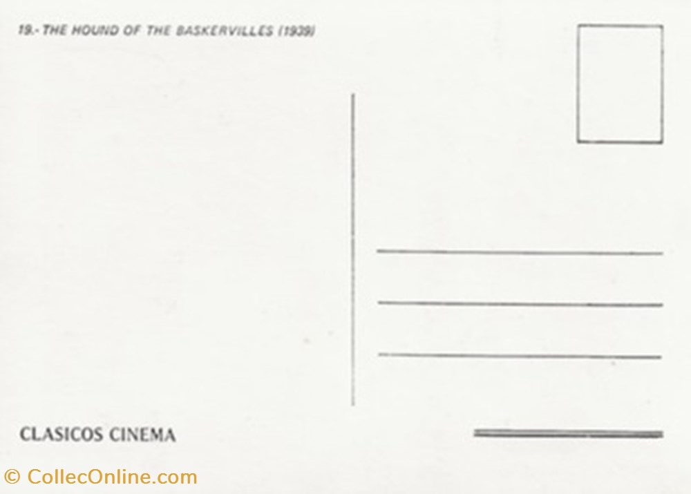 The hound of the Baskervilles cartes postales autres the hound of the baskervilles