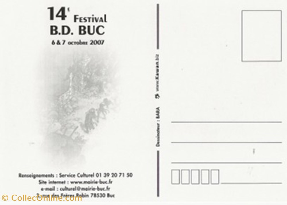 cartes postales bande dessinee buc 78 2007